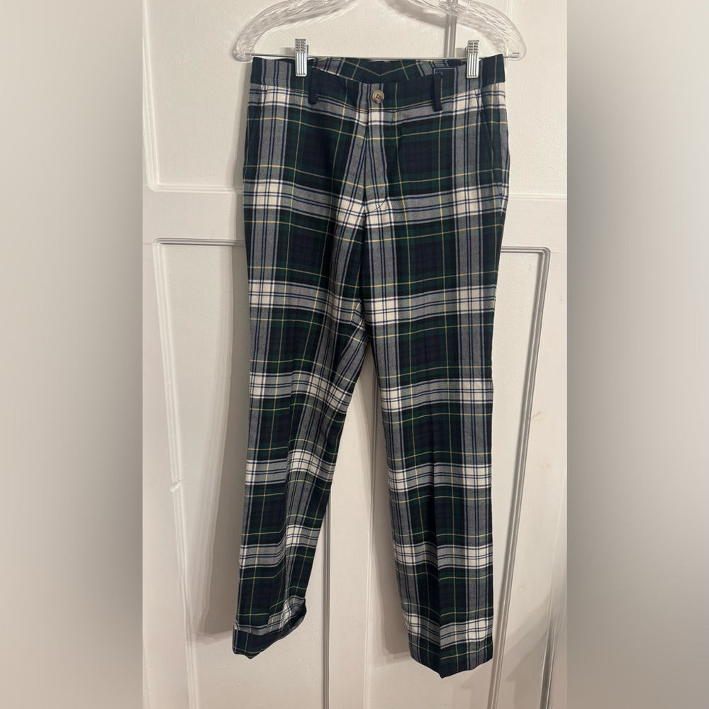 Vineyard Vines Men's Plaid Chinos - Navy and White